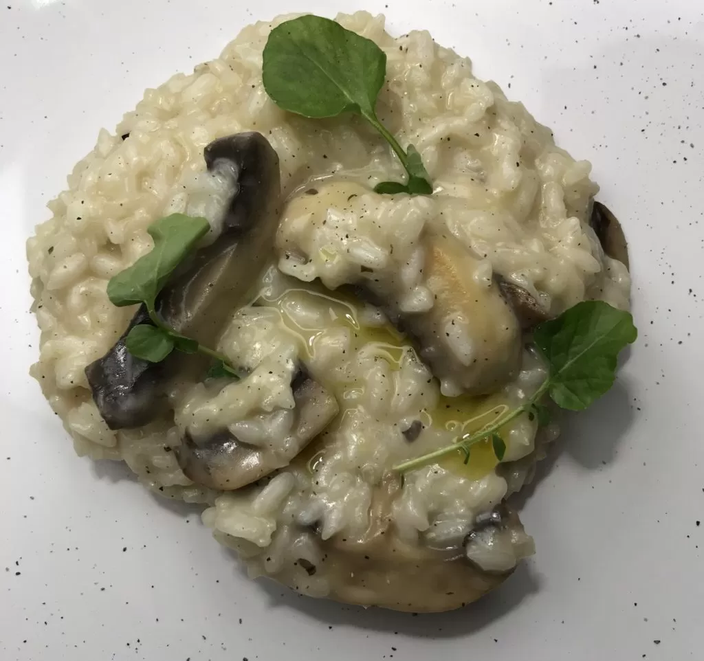 How to make Risotto with Mushrooms and Truffle Oil